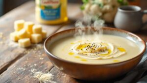 Cette soupe crémeuse au chou-fleur va te réconcilier avec l’hiver (recette ultra réconfortante)