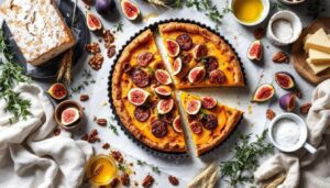 Avez-vous déjà goûté cette tarte flambée aux figues et à la courge ?