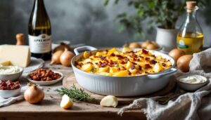 Du reblochon gratiné, des lardons dorés, des pommes de terre fondantes : cette tartiflette est le plat réconfortant pour les soirs d’hiver
