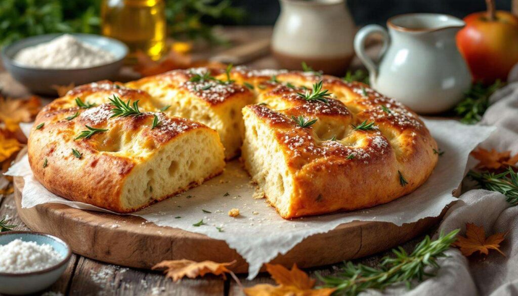 Focaccia express au romarin : ultra moelleuse, parfumée et parfaite pour réchauffer les soirées d’automne