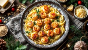 Cette recette de Saint-Jacques gratinées régale tout le monde à Noël… sans vous faire passer 3h en cuisine