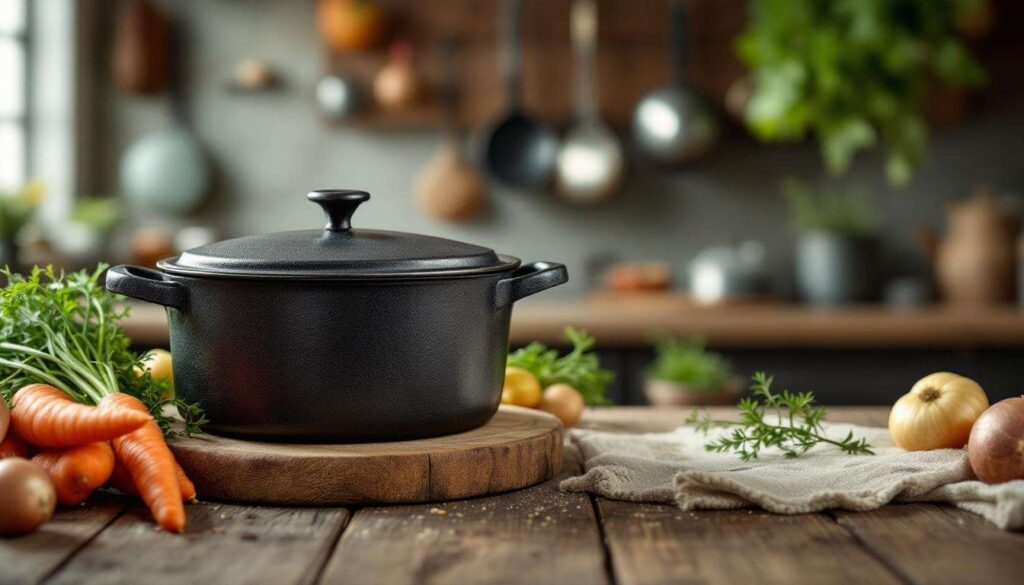 Blanquette, bourguignon, pot-au-feu… ce faitout en fonte Lidl à 34,99 € est votre nouvel allié cuisine