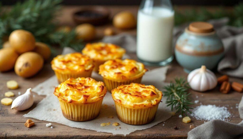Faire des mini-gratins dauphinois dans des moules à muffins : l'idée chic pour accompagner votre repas de Noël