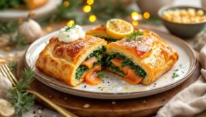 Le feuilleté au saumon qui fait sensation à Noël (prêt en 30 min)