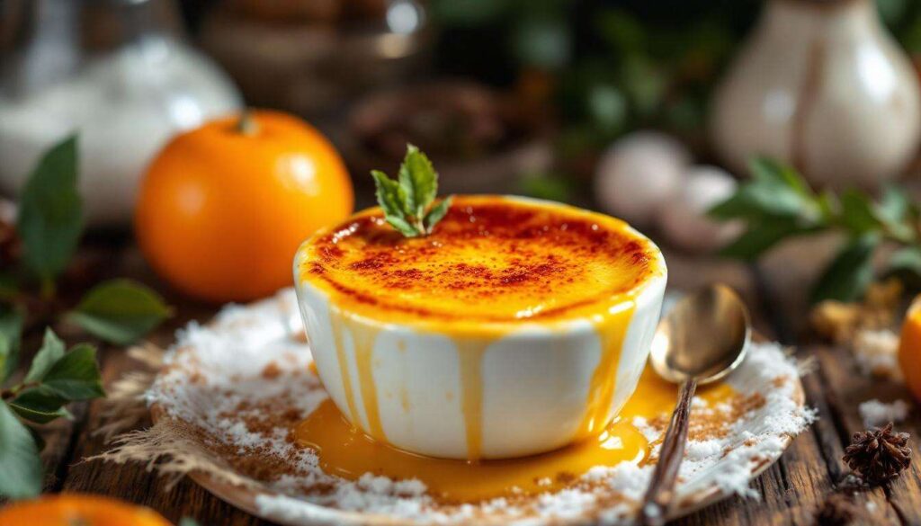 Crème brûlée toute douce cachée dans une clémentine : le dessert de Noël juteux, caramélisé et prêt à l’avance qui régale en une cuillère