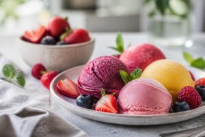 Recettes de sorbets maison : réussir ses glaces aux fruits